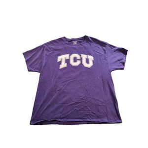 Champion Purple TCU Short Sleeve Tee